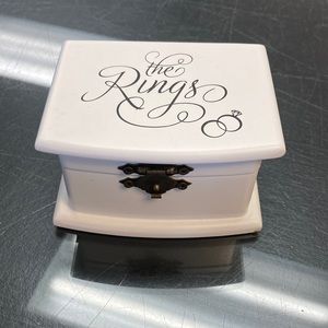 The Rings Wedding Rings box